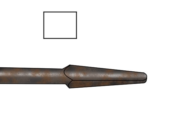 Image of an auger bit with a square shank