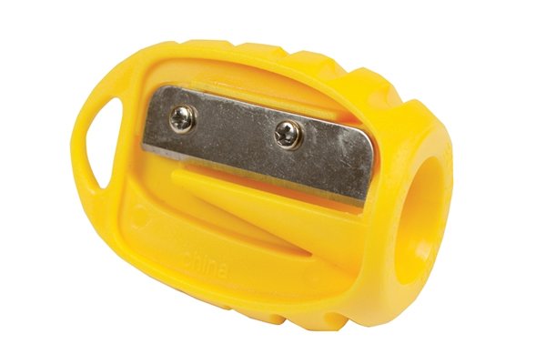 A pencil sharpener, which works in a similar way to a tapered tenon cutter