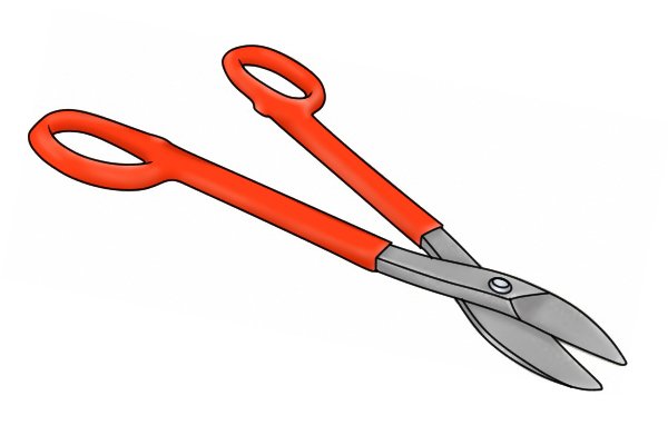 Straight Pattern Tin Snips