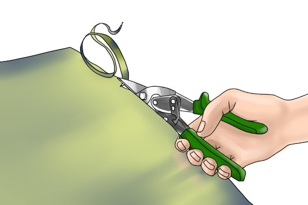 Aviation snips are designed for cutting sheets of metal and other materials