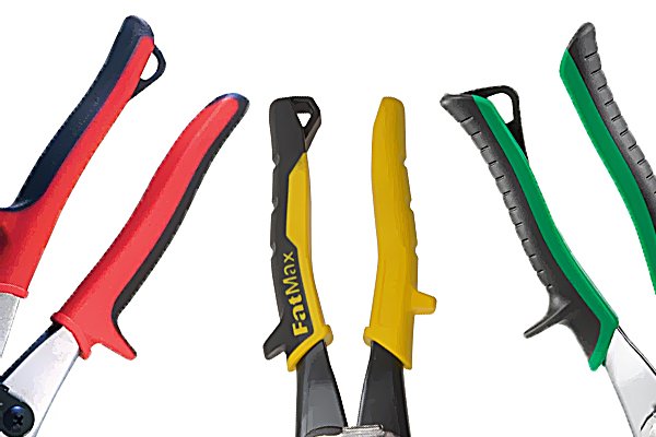The handles of aviation snips are designed for comfort