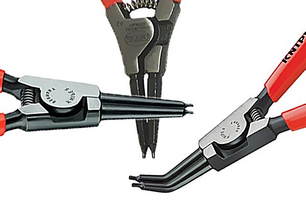 Circlip pliers have a pivot point which is a joint that aligns the tips