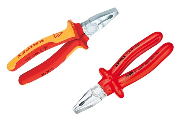 Some combination pliers have insulated handles which help protect against electricity