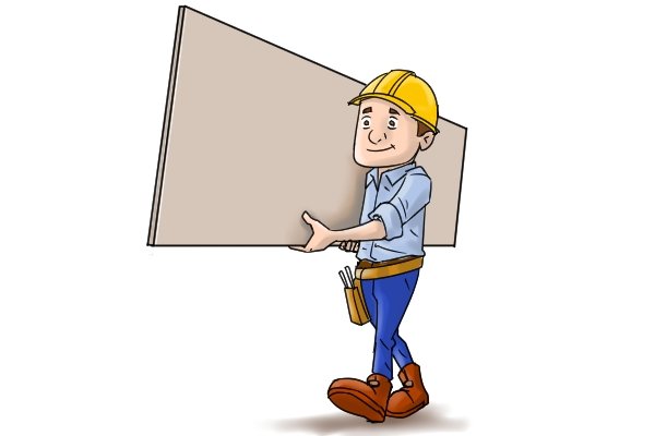 Carrying large boards or any other sheet materials can be difficult, board or door carriers should make it easier
