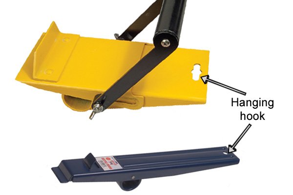 Hanging holes on door lifters allow you to store them safely