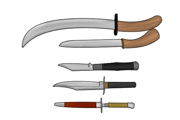 There are many different designs of knife, lead knives are made to be used with lead came