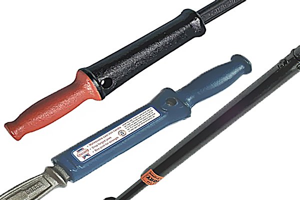 the sliding or moving handle on a nail puller is made of strong alloy so it can take the force required to strike the tool into wood without breaking