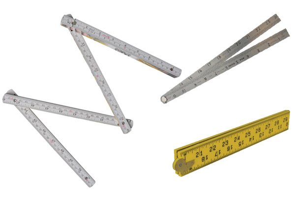 A rule is a simple measuring device, folding ruler can be folded to make them longer or shorter