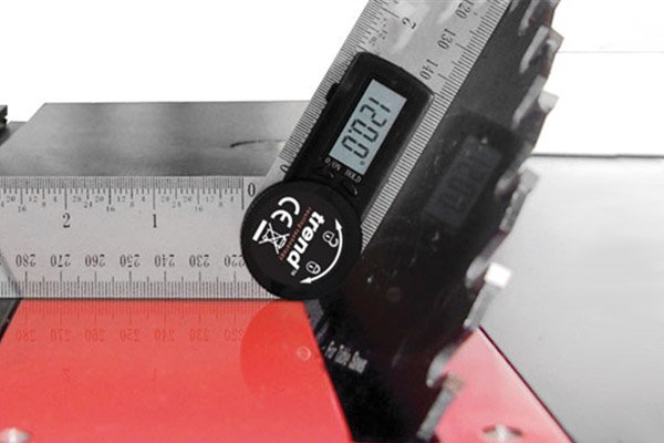 A digital angle finder can be used to transfer angles from one place to another