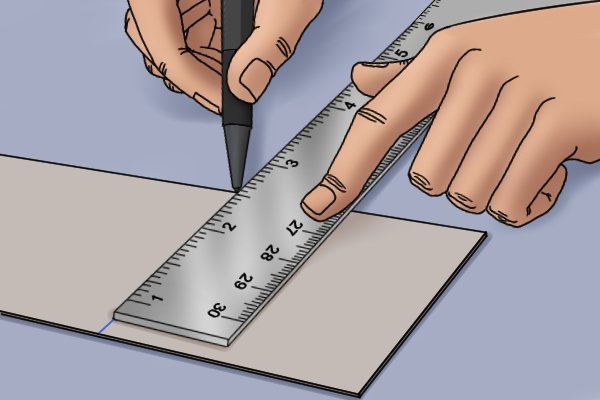 Rolling Ruler - parallels & perpendiculars lines 