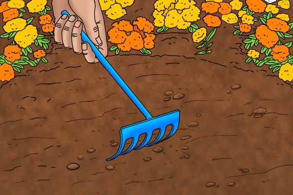 Garden hand rakes are like smaller versions of a standard garden rake