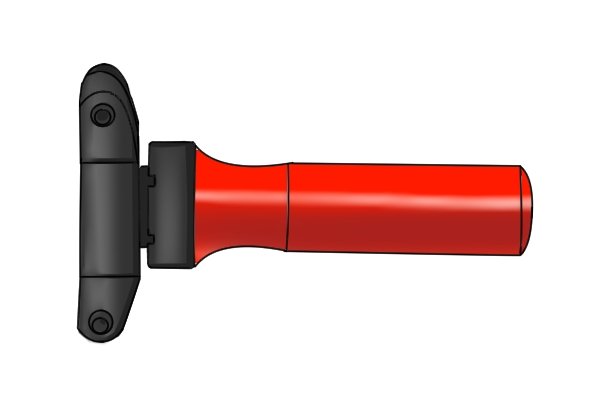 Other types of edging clamp have an ergonomically designed handle