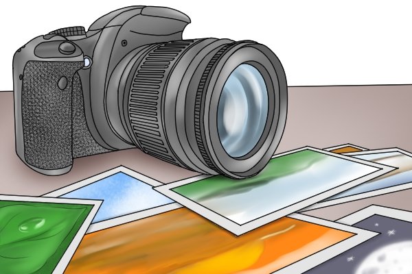 An inspection camera can take photos like an ordinary camera