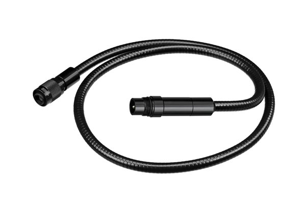 Inspection camera cable is made of fibreglass for flexibility