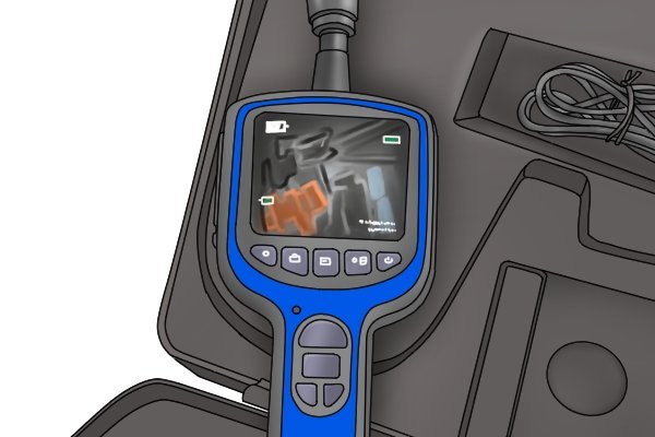 Once charged, your inspection camera is ready for use