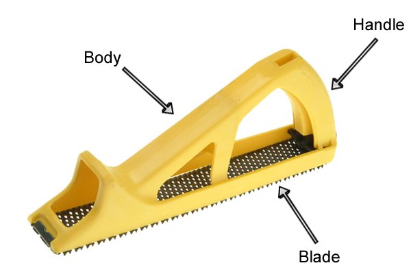 What are the parts of a surform plane?