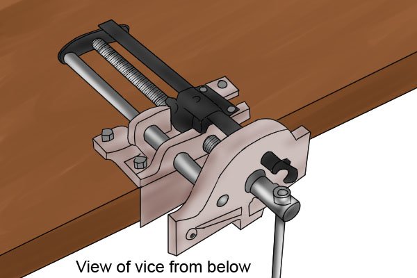 What are the parts of a woodworking vice - Wonkee Donkee