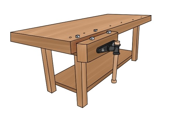 What are the different types of workbench vice?