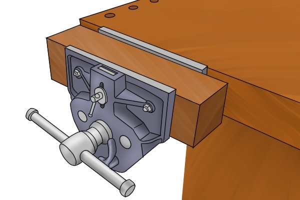 Fitting a vice to a workbench deals