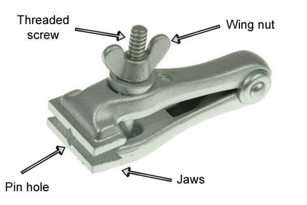 parts of a hand-held vice