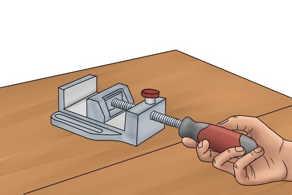 drill press vice handle