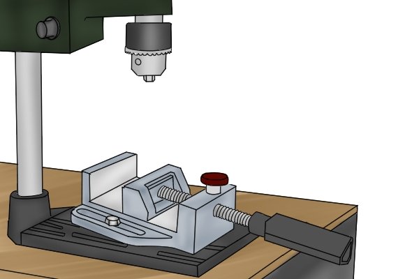 How to use a drill press vice Wonkee Donkee Tools