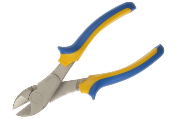 Diagonal side cutting pliers, cutters, nippers.