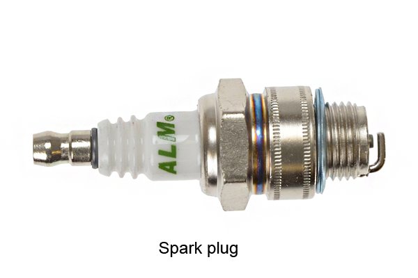 Spark plugs are fitted and removed with spark plug spanners which are box spanners.