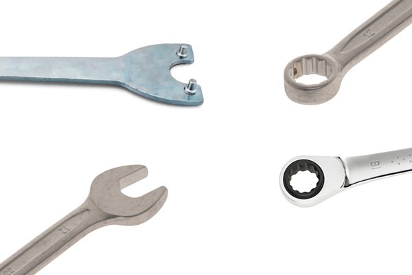 Different types of spanners.