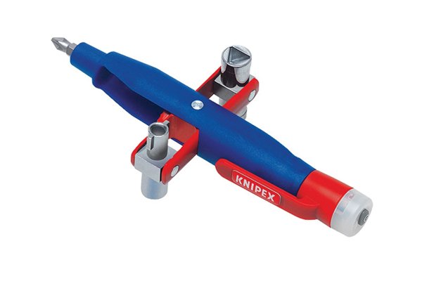 Utility and control or service cabinet key voltage detector in the shape of a pen.
