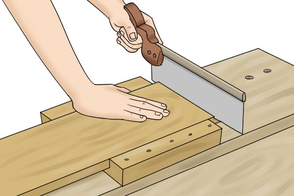 How to secure a bench hook in a vice