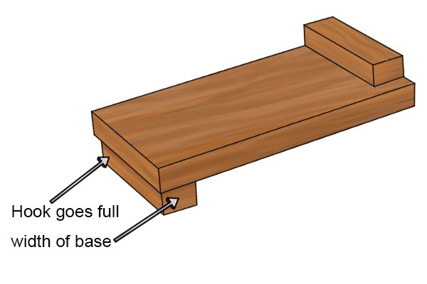 How to plane wood using a bench hook