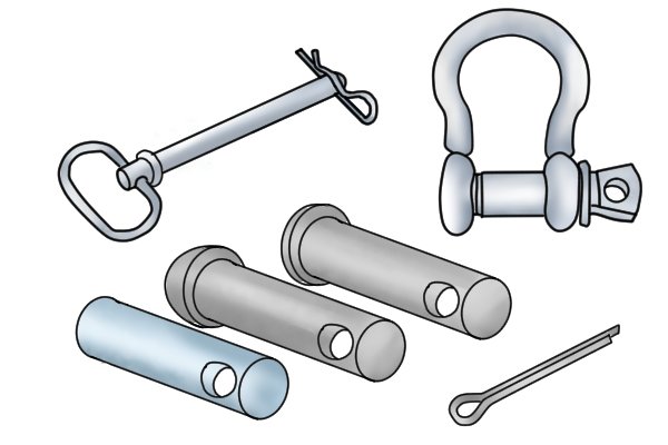Different types of clevis pin