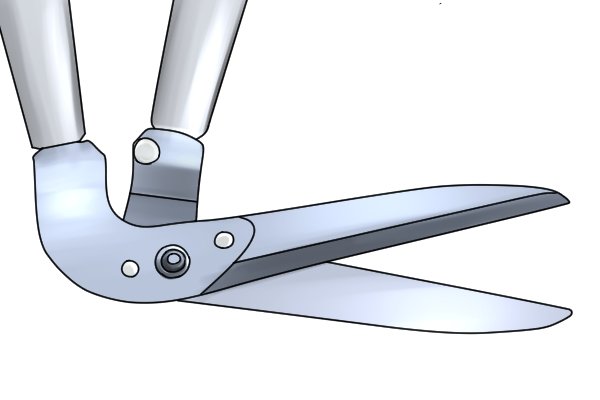 Stainless steel edging shear blades