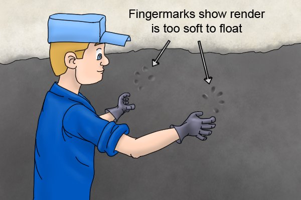 Fingermarks show render is too soft to use float on yet