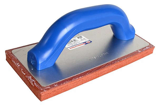 Rubber float with blue handle