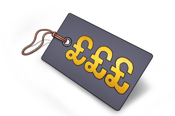 Pound sign showing cost