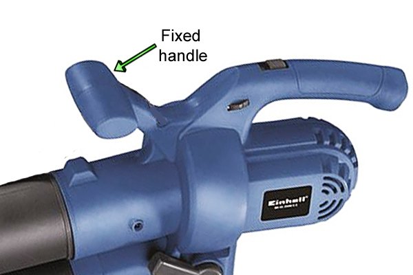 Fixed blower vac handle