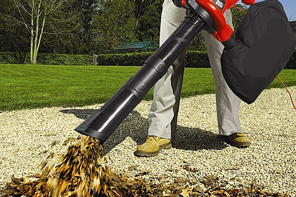 Blower vac with wide nozzle Blower vac with wide nozzle