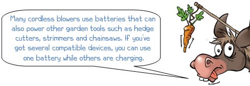 Donkee - batteries usually fit several different garden tools