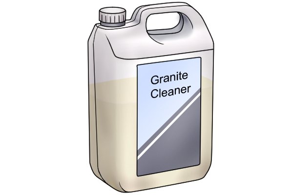 Purpose made granite cleaners help to preserve and maintain granite straight edges