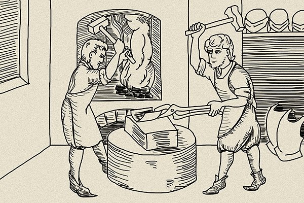 Medieval blacksmith