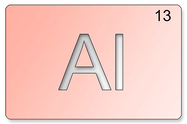 Aluminium - periodic table element AL