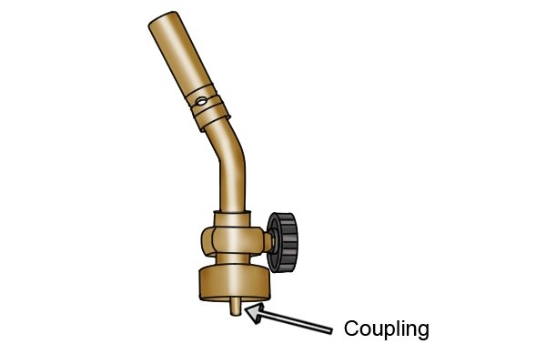 Heavy duty blow lamp EN417 7/16" coupling