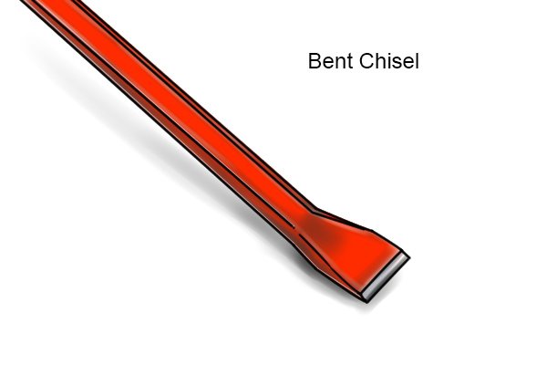 Bent chisel edge
