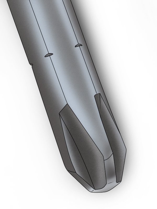 Image showing a cross screwdriver bit