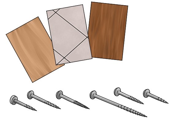 Metal ceramic and large screws
