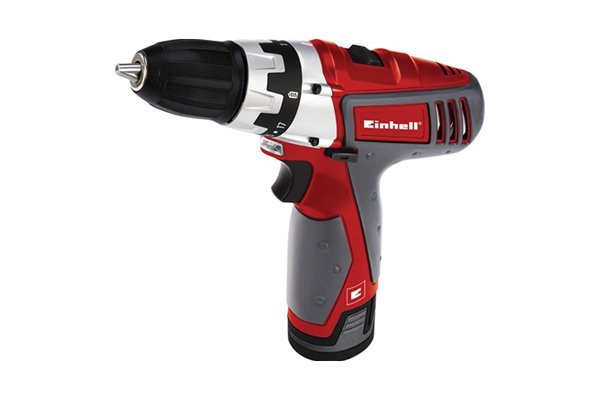 Red cordless drill driver