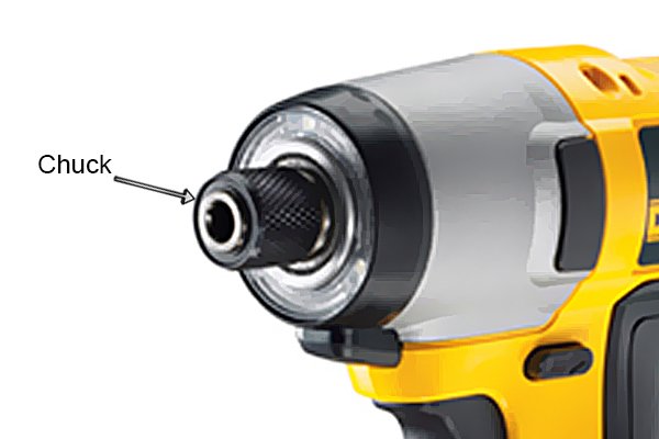What is the chuck size of a cordless impact driver Wonkee