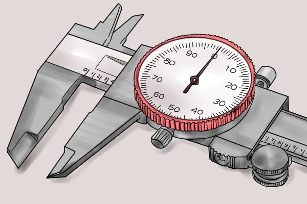 Although dial calipers are usually used to take direct measurements, they are also a useful tool to use when comparing dimensions.